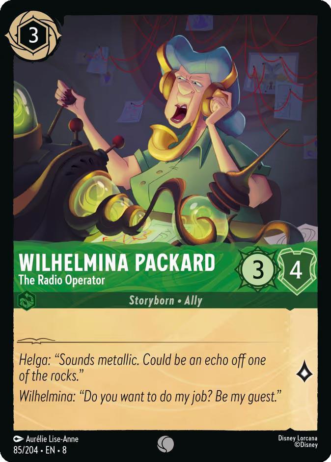 Wilhelmina Packard - The Radio Operator - 85/204 [Reign of Jafar] [Non-Foil]