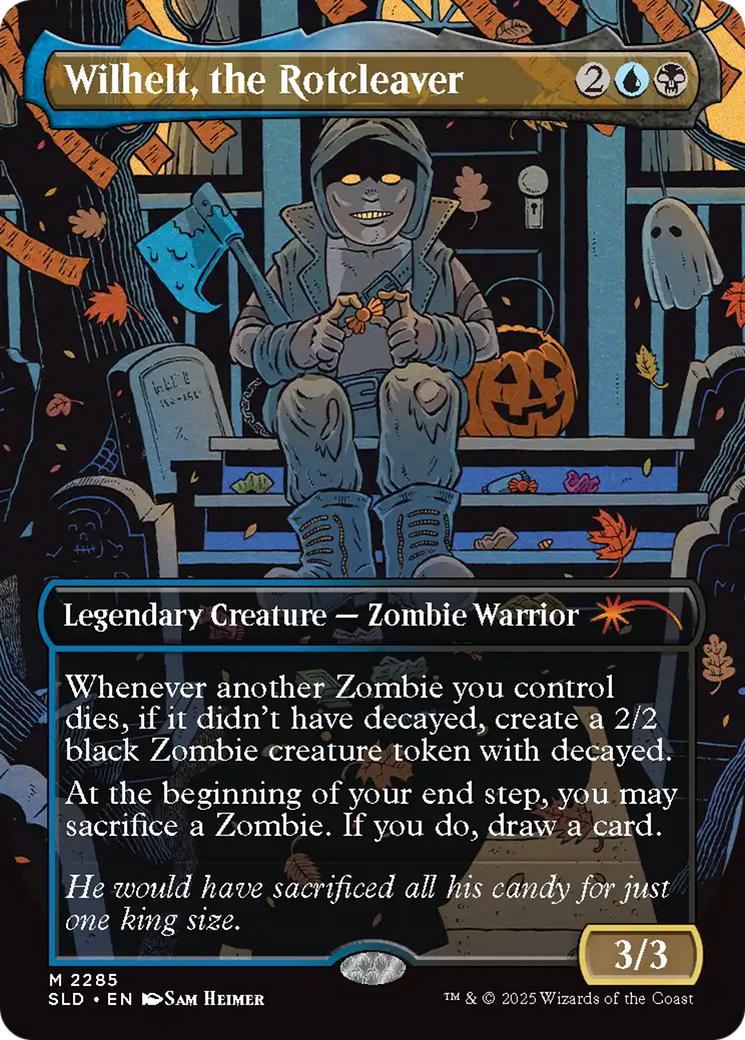 Wilhelt, the Rotcleaver [2285] [Borderless] [Trick or Treat] [Secret Lair Drop] [Non-Foil]