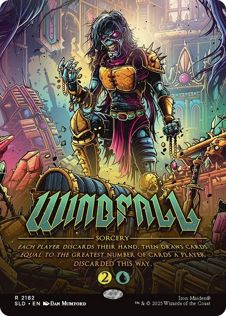Windfall [2182] [Borderless] [Iron Maiden: Eddie Unchained] [Secret Lair Drop] [Non-Foil]