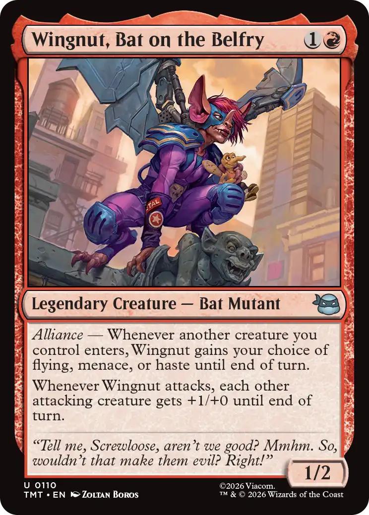 Wingnut, Bat on the Belfry [110] [Teenage Mutant Ninja Turtles] [Non-Foil]