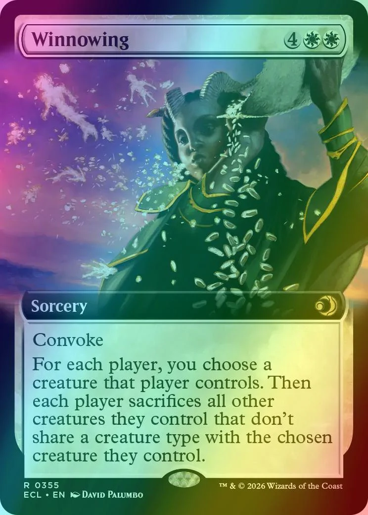 Winnowing [355] [Extended Art] [Lorwyn Eclipsed] [Foil]
