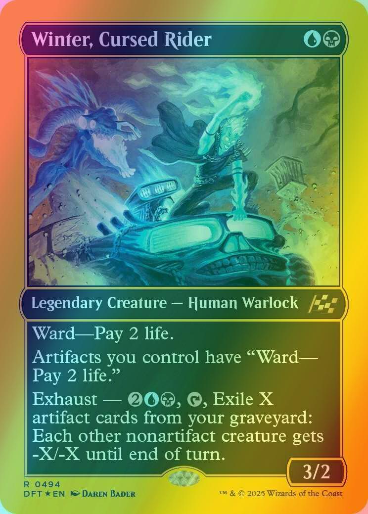 Winter, Cursed Rider [494] [Aetherdrift] [First-place Foil]