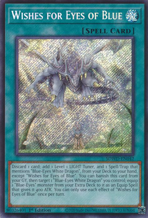 Wishes for Eyes of Blue - SDWD-EN042 - Secret Rare - 1st Edition