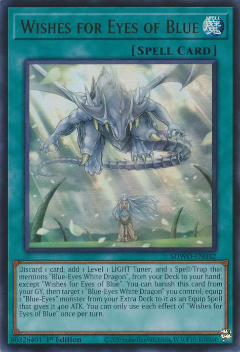 Wishes for Eyes of Blue - SDWD-EN042 - Ultra Rare - 1st Edition