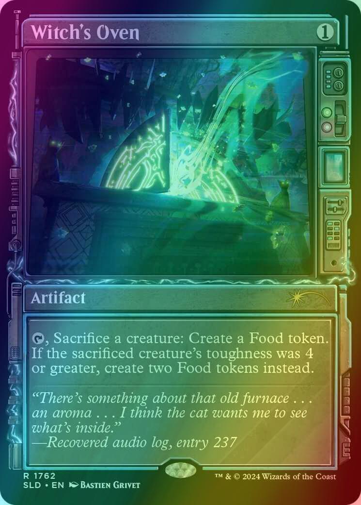 Witch's Oven [1762] [Paranormal Frame] [Showcase: Duskmourn] [Secret Lair Drop] [Foil]