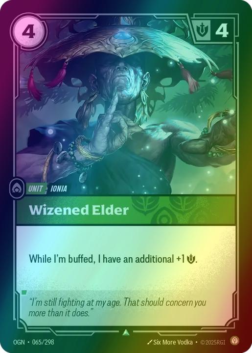 Wizened Elder - 065/298 [Origins] [Foil]