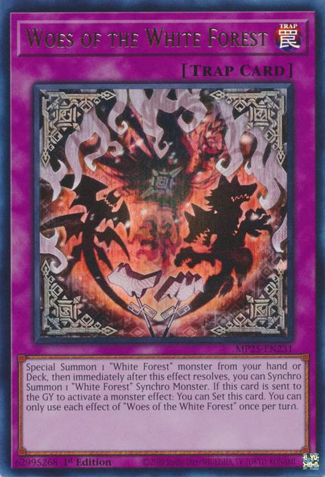 Woes of the White Forest - MP25-EN231 - Ultra Rare - 1st Edition