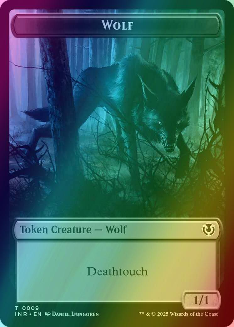 Wolf Token (09) // Wolf Token (18) [Innistrad Remastered: Tokens] [Foil]