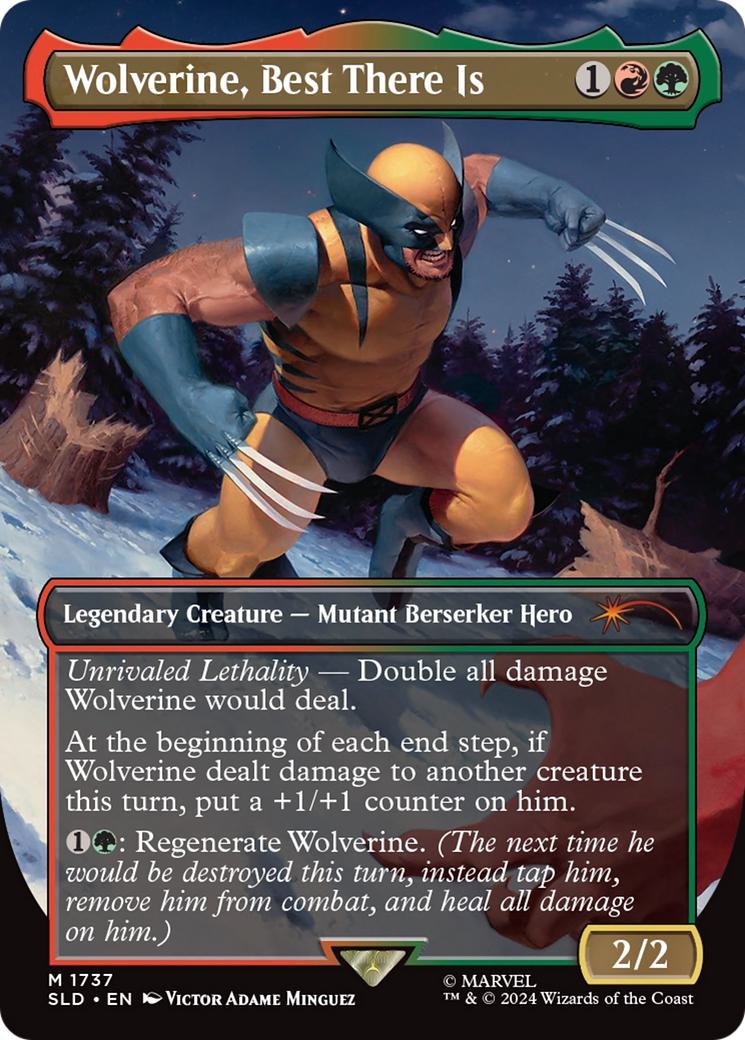 Wolverine, Best There Is [1737] [Borderless] [Marvel's Wolverine] [Secret Lair Drop] [Non-Foil]