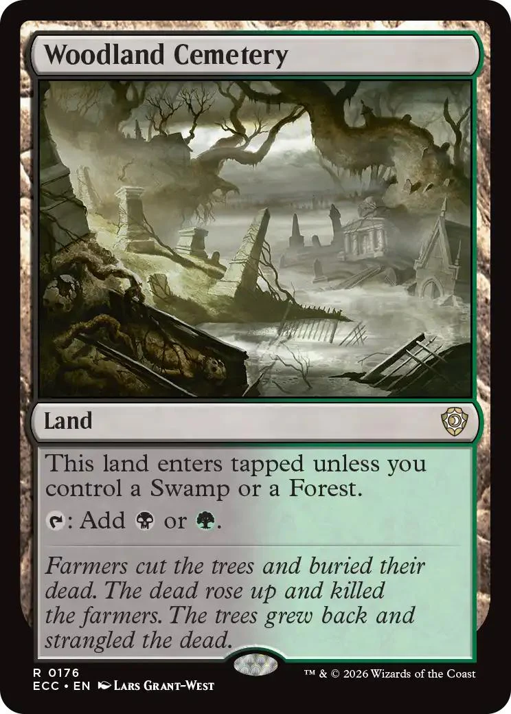 Woodland Cemetery [176] [Lorwyn Eclipsed: Commander] [Non-Foil]