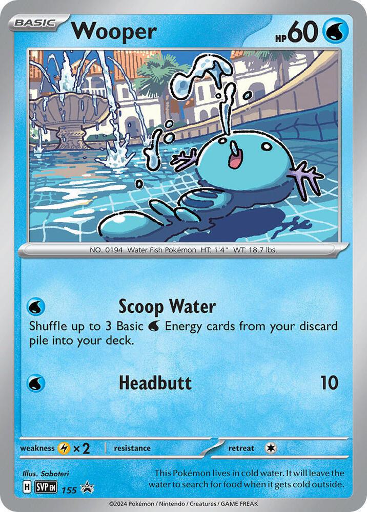Wooper - 155 - Promo [svp-155] [Cosmos Holo]