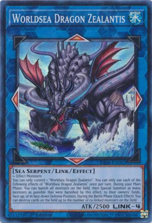 Worldsea Dragon Zealantis - RA04-EN082 - Super Rare - 1st Edition