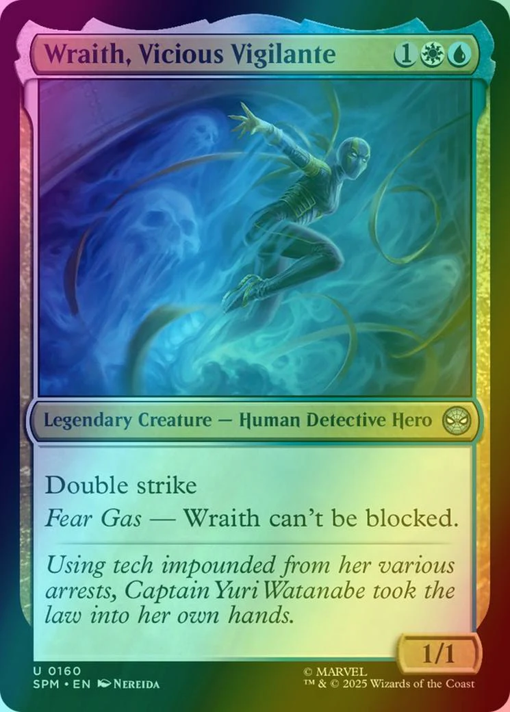 Wraith, Vicious Vigilante [160] [Marvel's Spider-Man] [Foil]