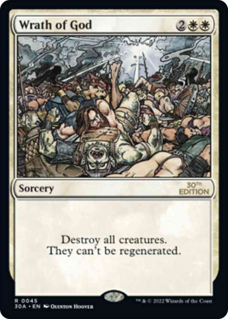 Wrath of God [45] [30th Anniversary Edition] [Non-Foil]