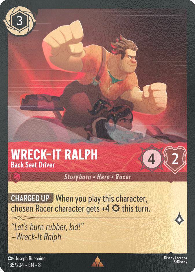 Wreck-It Ralph - Back Seat Driver - 135/204 [Reign of Jafar] [Cold Foil]
