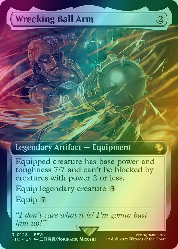 Wrecking Ball Arm [128] [Extended Art] [FINAL FANTASY: Commander] [Foil]
