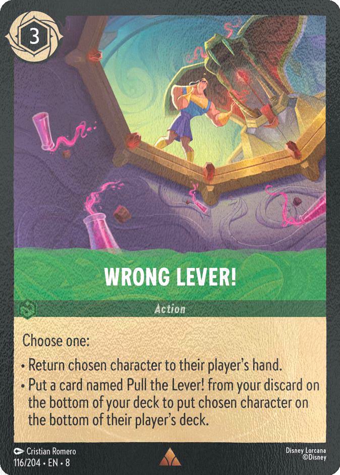 Wrong Lever! - 116/204 [Reign of Jafar] [Cold Foil]