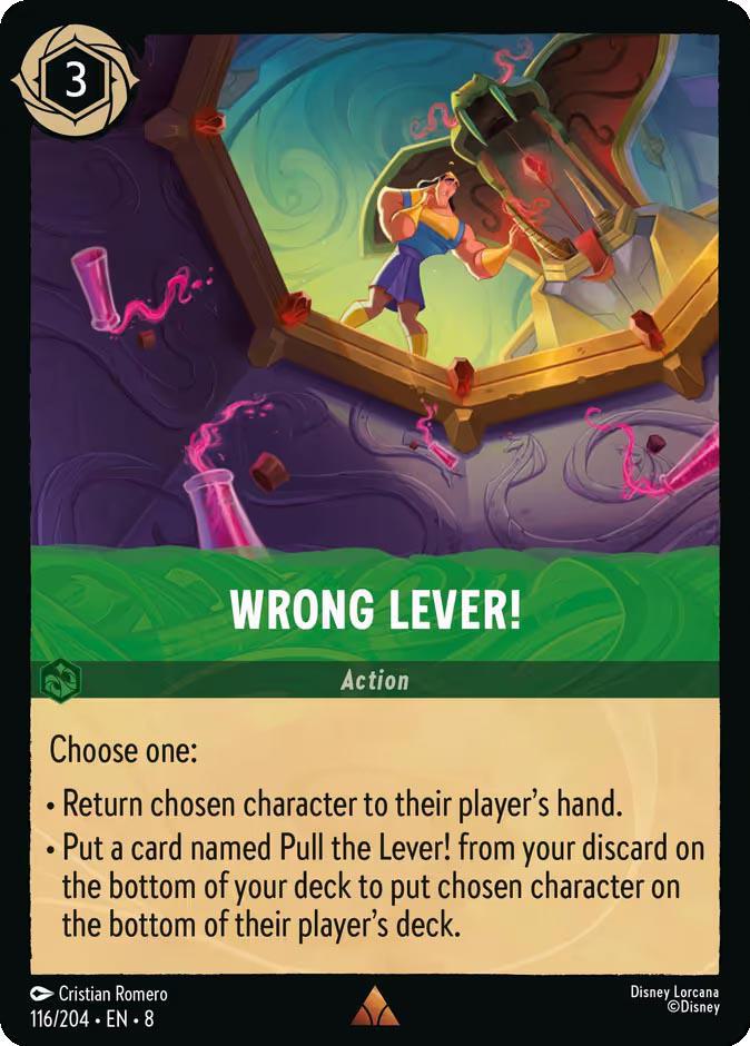 Wrong Lever! - 116/204 [Reign of Jafar] [Non-Foil]