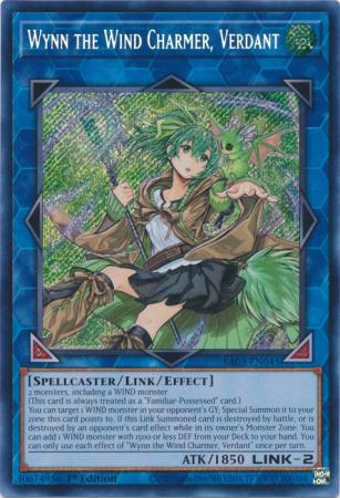 Wynn the Wind Charmer, Verdant - RA03-EN045 - Secret Rare - 1st Edition