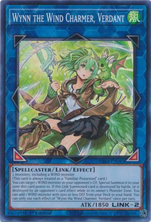 Wynn the Wind Charmer, Verdant - RA03-EN045 - Super Rare - 1st Edition