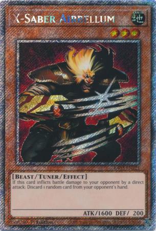 X-Saber Airbellum - RA03-EN221 - Platinum Secret Rare - 1st Edition
