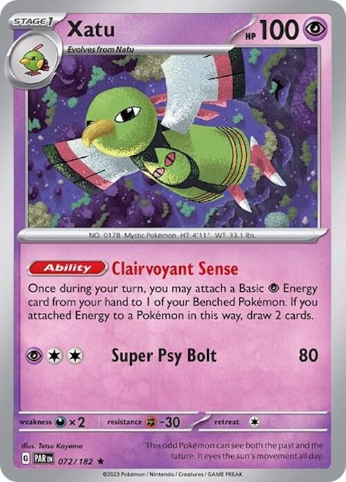 Xatu - 072/182 - Promo [Build & Battle Box] [sv04msp-072] [Non-Holo]