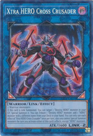 Xtra HERO Cross Crusader - RA04-EN076 - Collector's Rare - 1st Edition