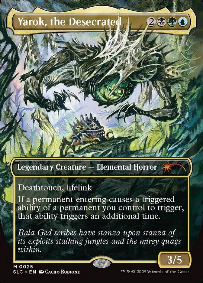 Yarok, the Desecrated [0025] [Borderless] [Encyclopedia of Magic] [Secret Lair Countdown] [Non-Foil]