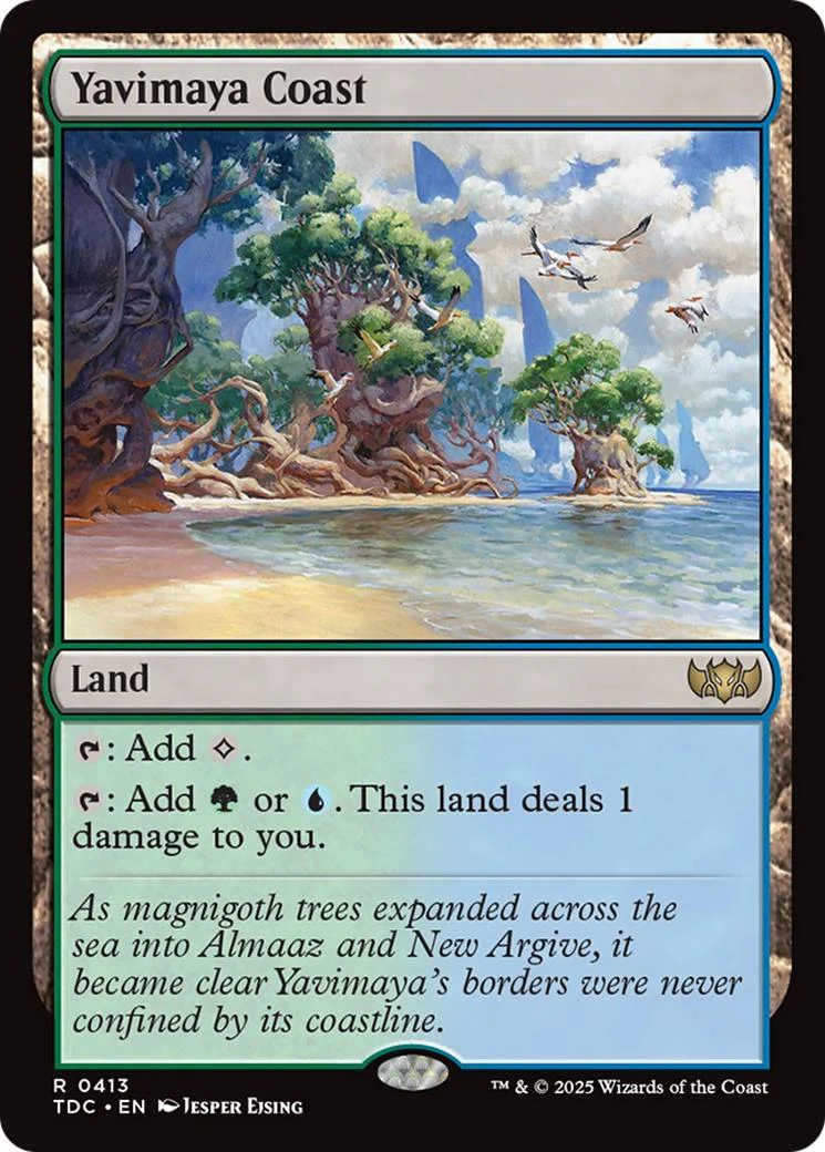 Yavimaya Coast [413] [Tarkir: Dragonstorm: Commander] [Non-Foil]