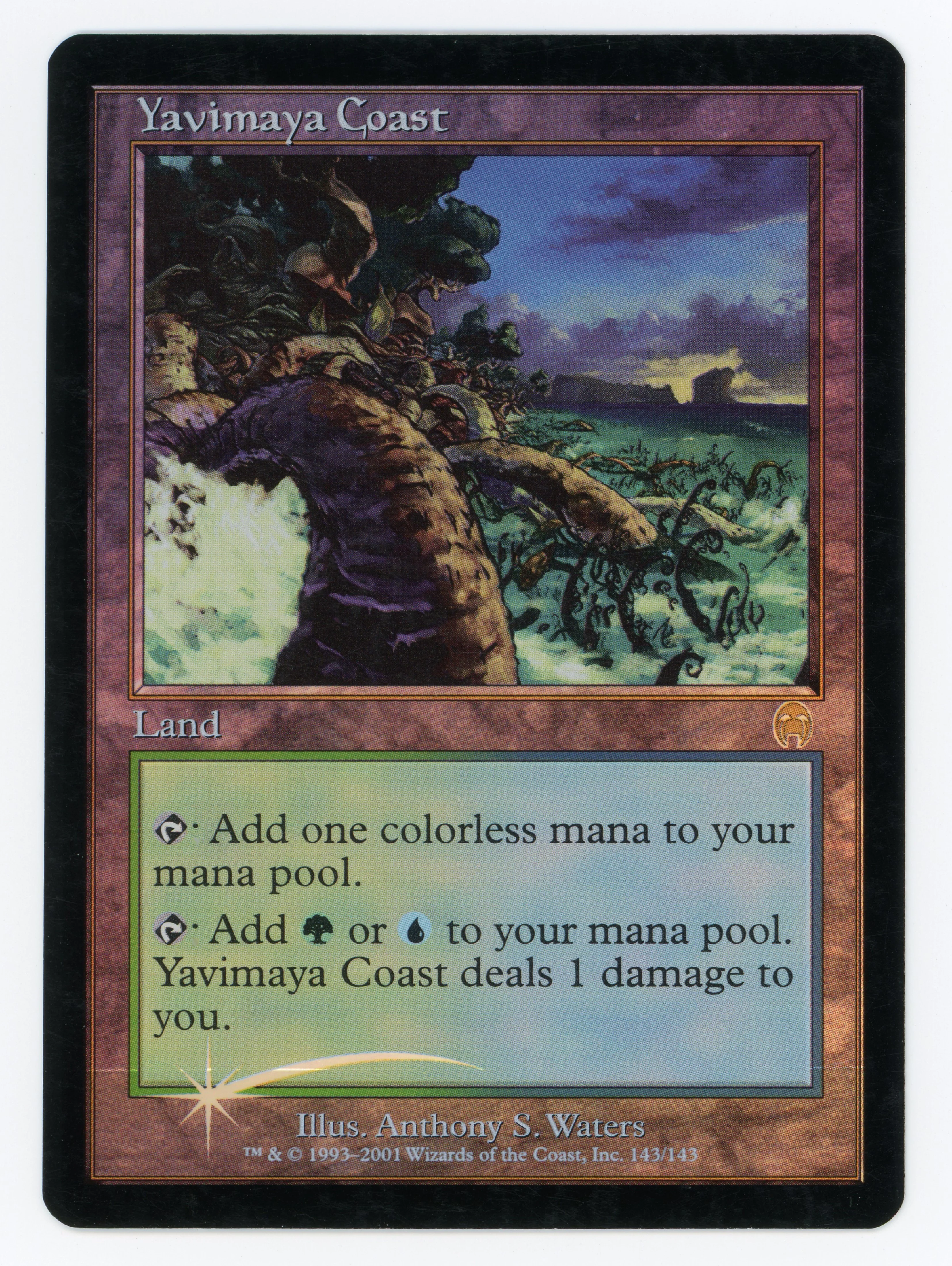 Yavimaya Coast - Foil - Scan 15331