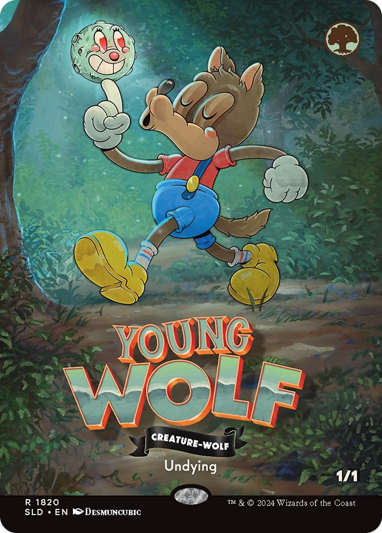 Young Wolf [1820] [Borderless] [Twisted Toons] [Secret Lair Drop] [Non-Foil]