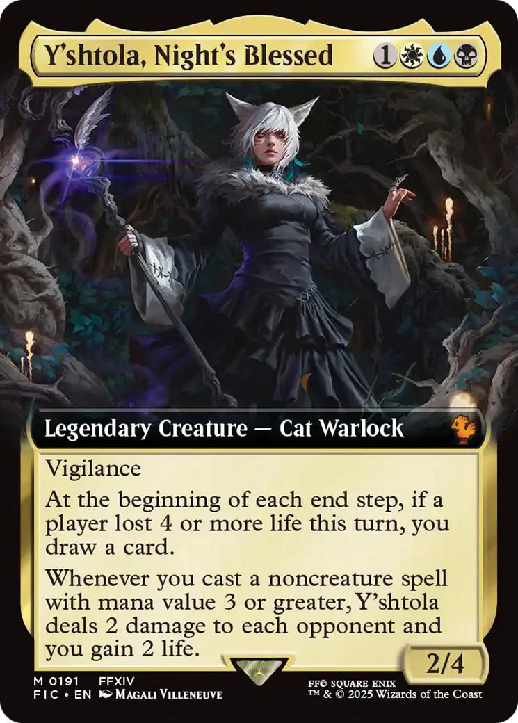 Y'shtola, Night's Blessed [191] [Extended Art] [FINAL FANTASY: Commander] [Non-Foil]