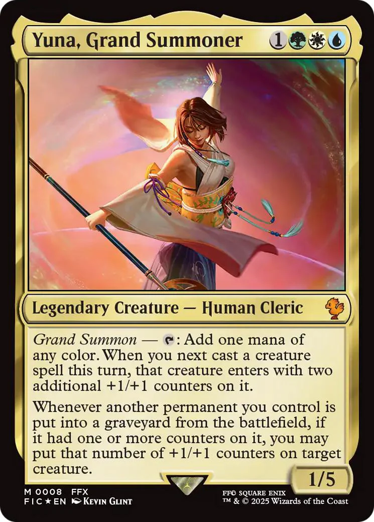 Yuna, Grand Summoner [8] [FINAL FANTASY: Commander] [Non-Foil]