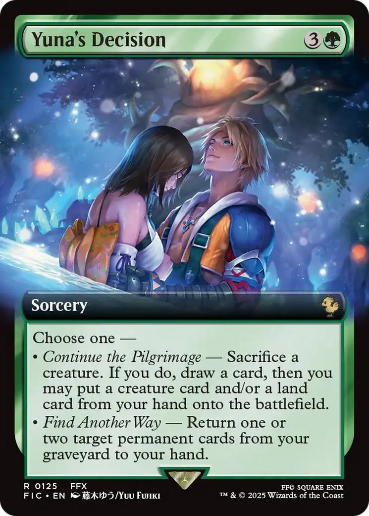 Yuna's Decision [125] [Extended Art] [FINAL FANTASY: Commander] [Non-Foil]