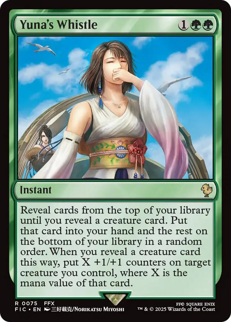 Yuna's Whistle [75] [FINAL FANTASY: Commander] [Non-Foil]