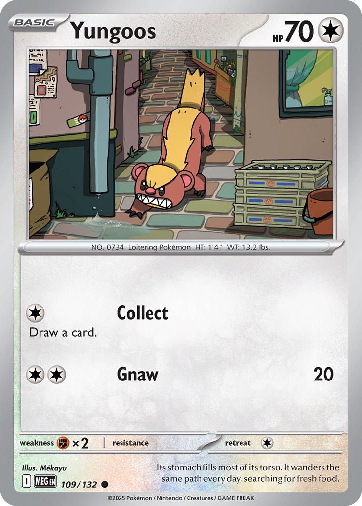 Yungoos - 109/132 - Common [me01-109] [Non-Holo]