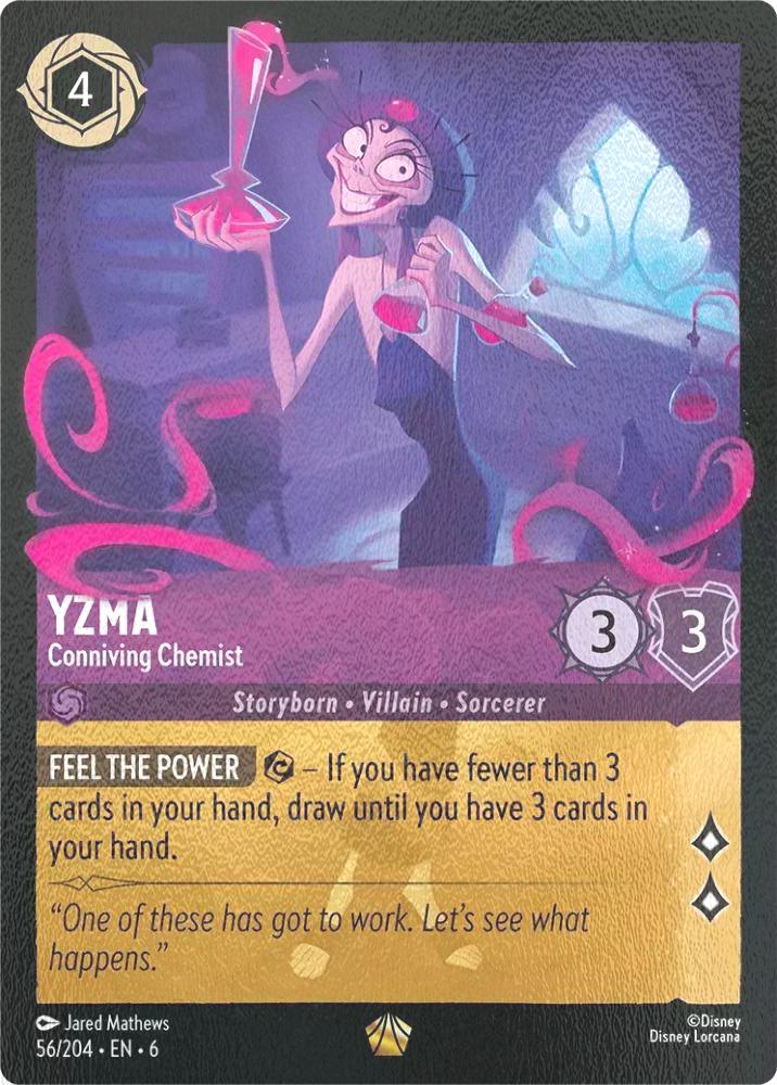 Yzma - Conniving Chemist - 56/204 [Azurite Sea] [Cold Foil]