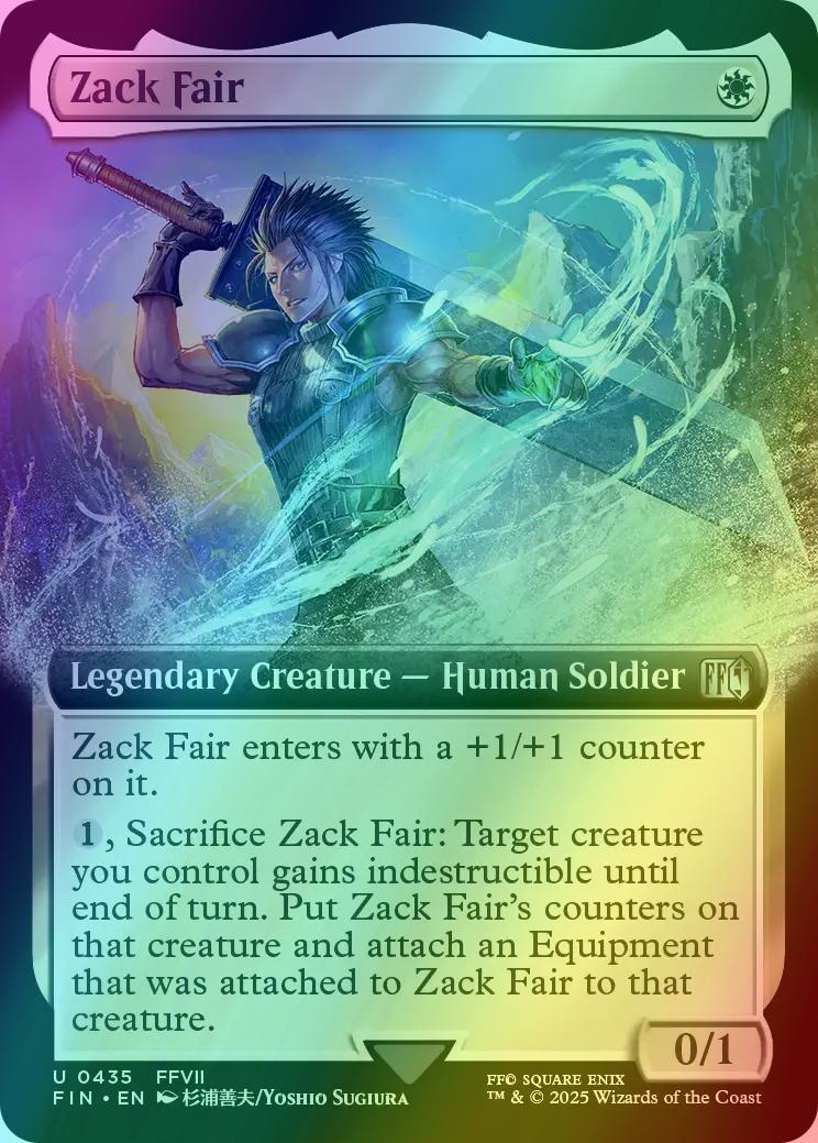 Zack Fair [435] [Extended Art] [FINAL FANTASY] [Foil]