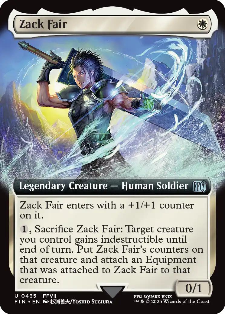 Zack Fair [435] [Extended Art] [FINAL FANTASY] [Non-Foil]