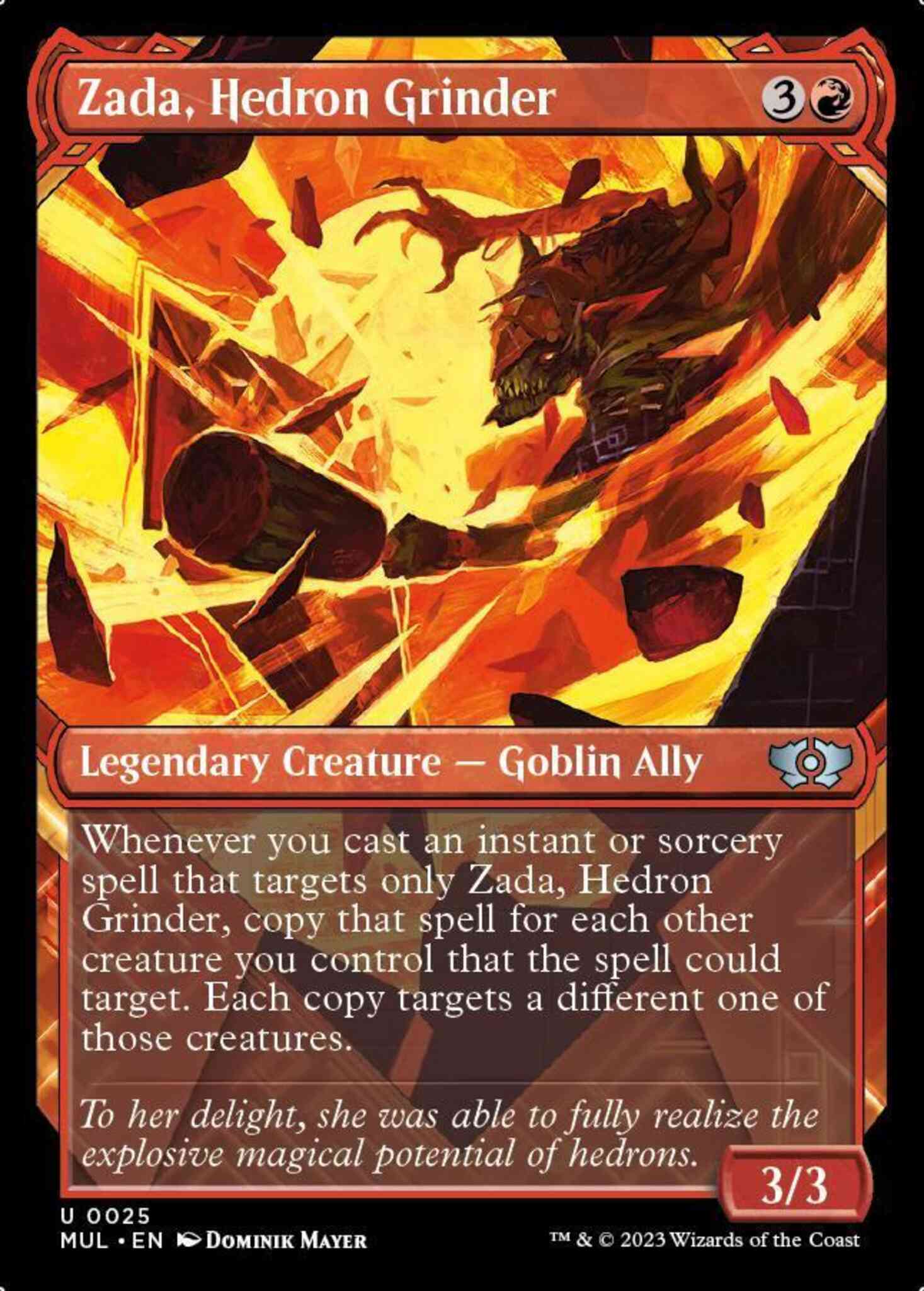 Zada, Hedron Grinder [25] [Planar Showcase] [Multiverse Legends] [Non-Foil]