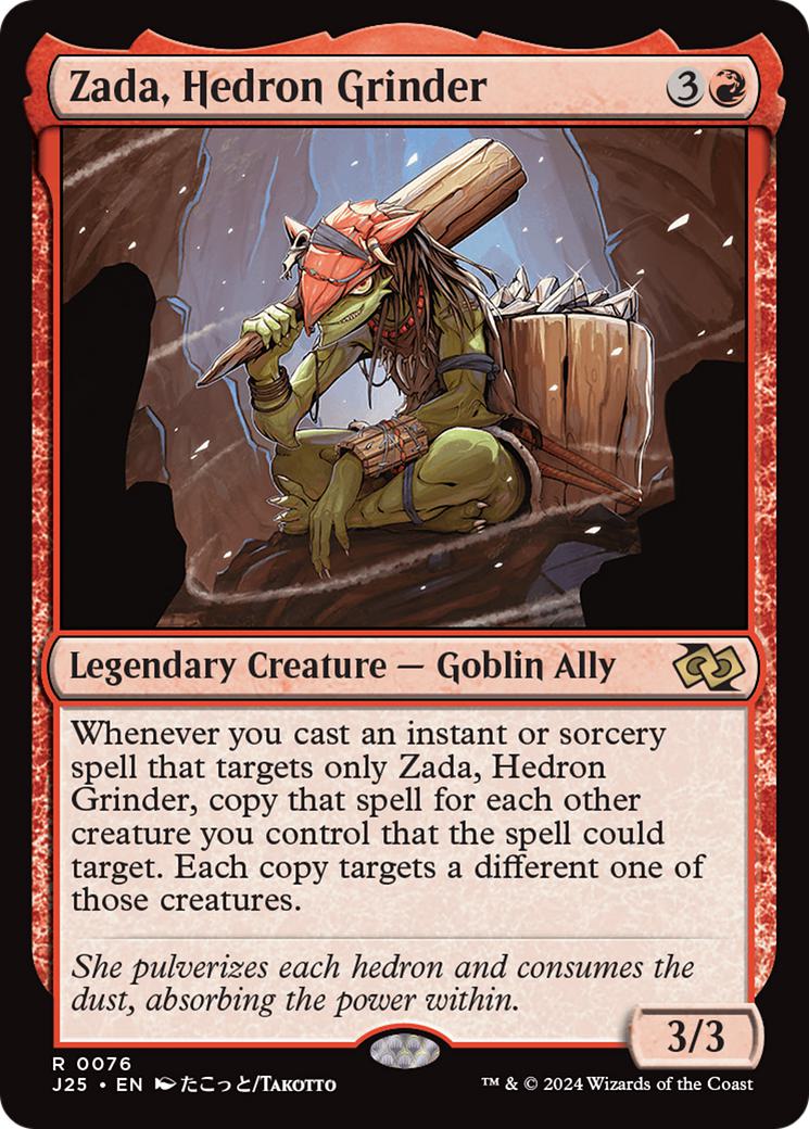 Zada, Hedron Grinder [76] [Anime] [Foundations: Jumpstart] [Non-Foil]