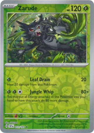 Zarude - 011/191 - Rare [sv08-011] [Reverse Holo]