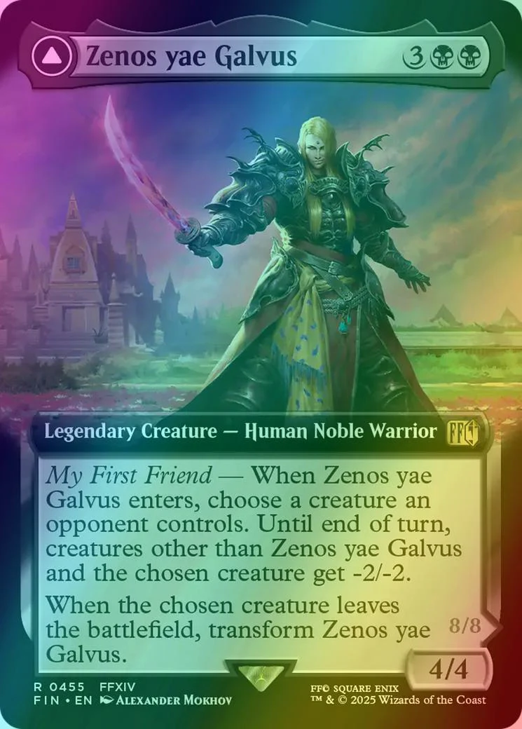 Zenos yae Galvus // Shinryu, Transcendent Rival [455] [Extended Art] [FINAL FANTASY] [Foil]