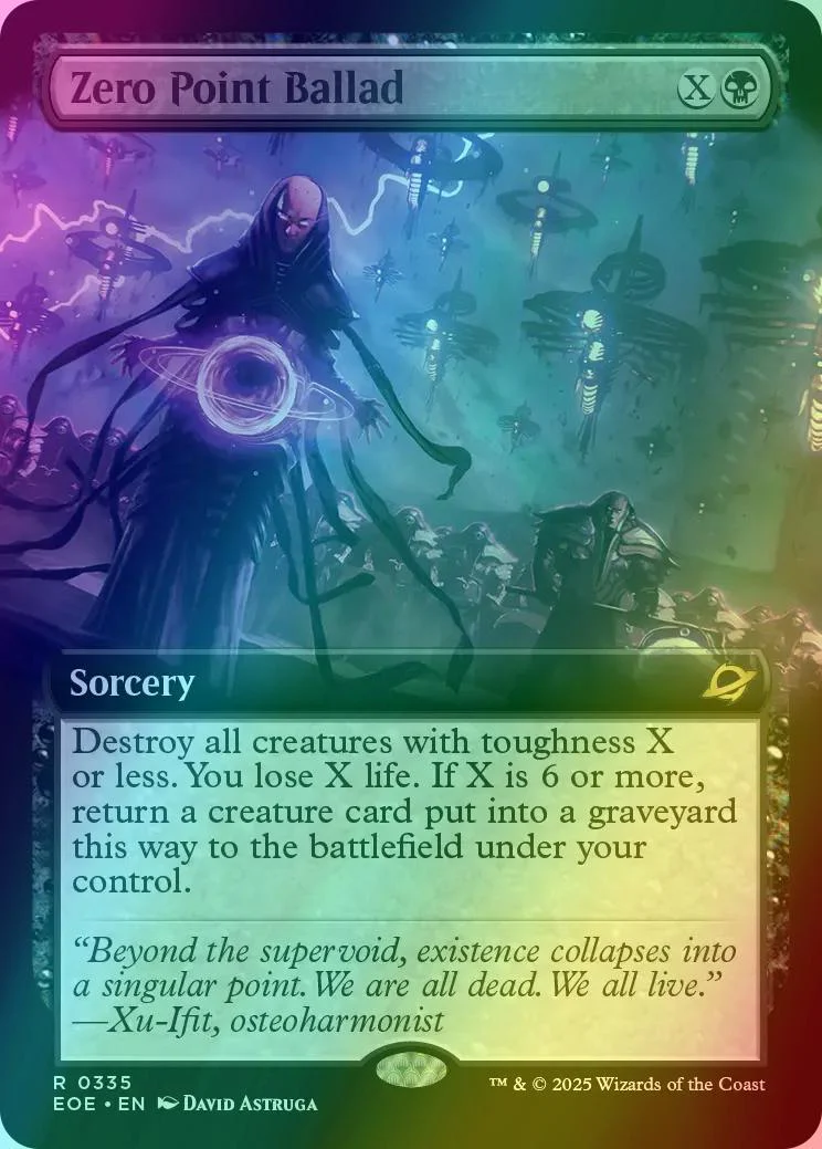 Zero Point Ballad [335] [Extended Art] [Edge of Eternities] [Foil]