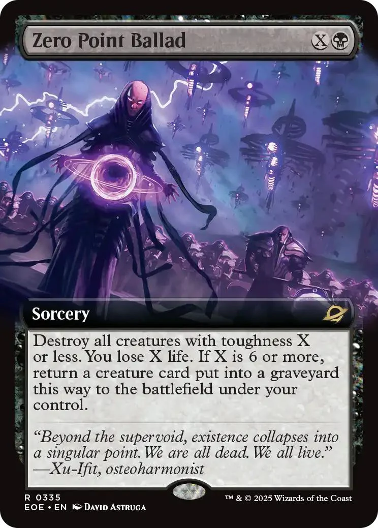 Zero Point Ballad [335] [Extended Art] [Edge of Eternities] [Non-Foil]