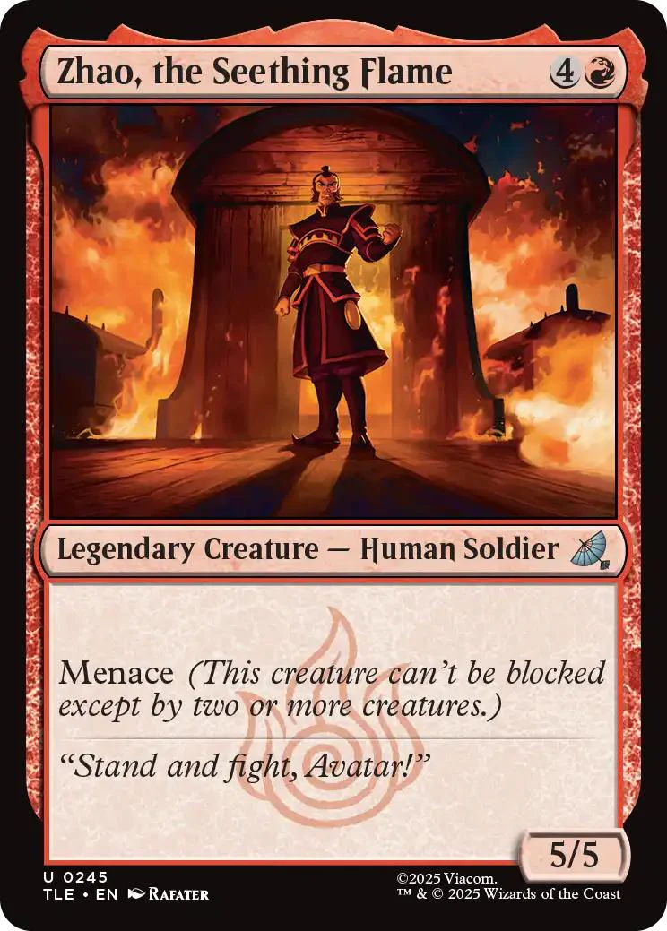 Zhao, the Seething Flame [245] [Avatar: The Last Airbender Eternal] [Non-Foil]