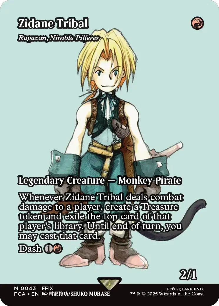 Zidane Tribal - Ragavan, Nimble Pilferer [43] [Borderless] [FINAL FANTASY: Through the Ages] [Non-Foil]