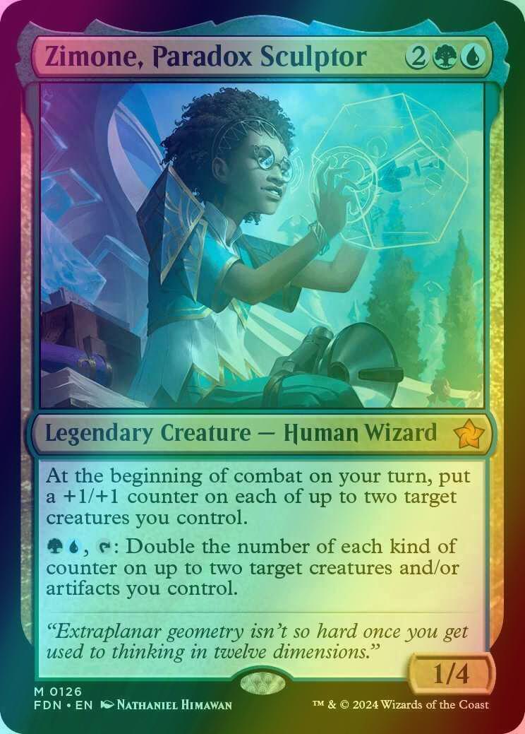 Zimone, Paradox Sculptor [126] [Foundations] [Foil]