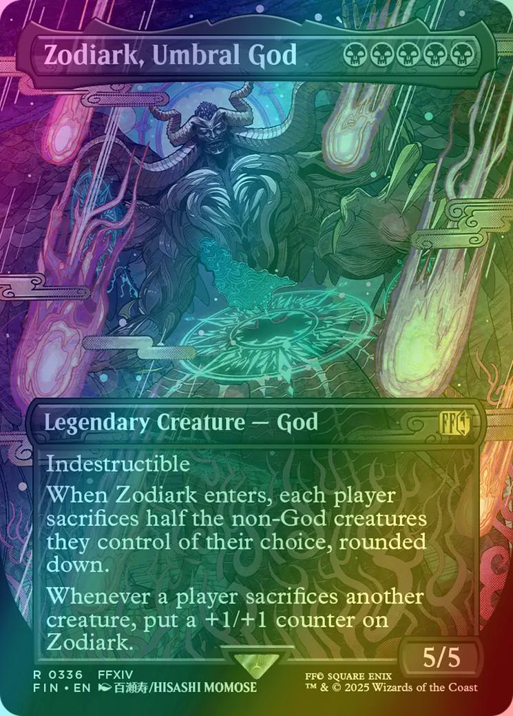 Zodiark, Umbral God [336] [Borderless] [FINAL FANTASY] [Foil]