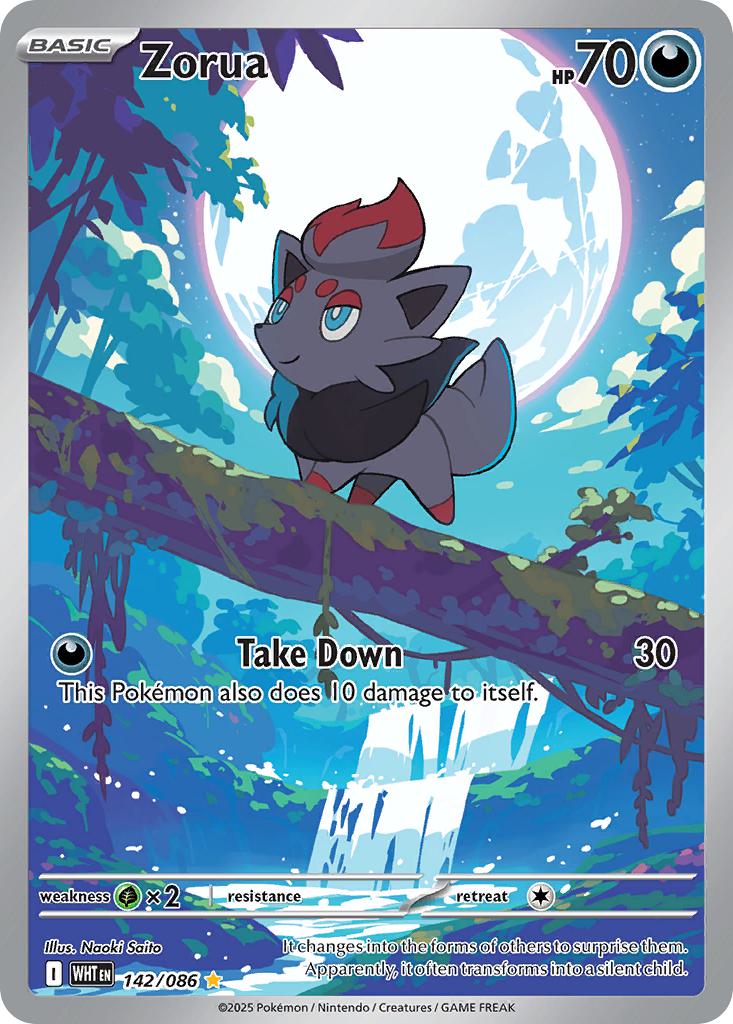 Zorua - 142/086 - Illustration Rare [sv105w-142] [Ultra]